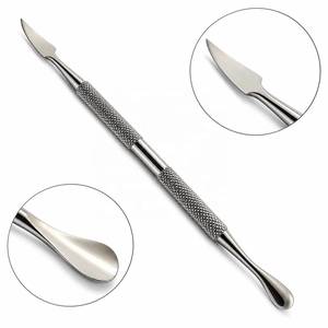 Pousse-cuticules double tête en acier inoxydable réutilisable Morje Surgical, outil professionnel pour la manucure - Product Image 6