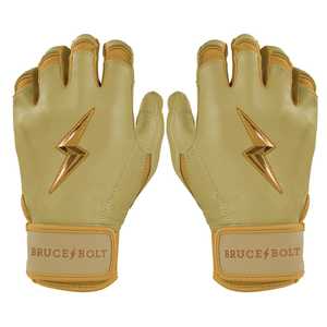 Gants de frappe de baseball personnalisés SINEWY SPORTS pour hommes en polyester non tissé et coton, avec fermeture auto-agrippante en cuir Cabretta. - Product Image 1