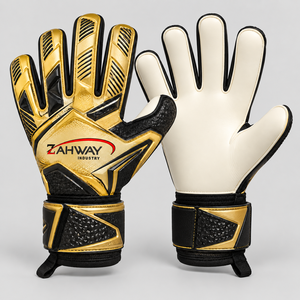 Top Selling Football Goalkeeper Gloves PU Leather Non-Slip <b>Finger</b> Protection Adjustable Wrist <b>Strap</b> Unisex Sports Gloves - Product Image 1