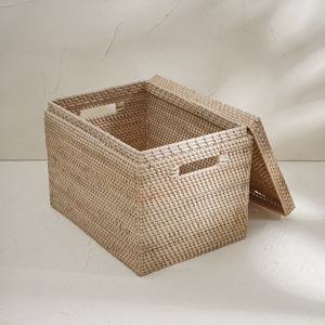 Clothing organizers rattan <b>storage</b> box handmade weaving container <b>boxes</b> from top-rated seller - Product Image 3