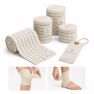 Attelle de Genou Webson Réglable et Respirante avec Fermeture Auto-agrippante – Protection Professionnelle Antidérapante pour Musculation et Force - Product Image 5