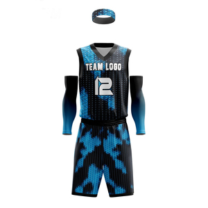 Outdoor Sports Wear Polyester <b>Material</b> High Quality Best Design Customized Basketball Uniform - Product Image 2