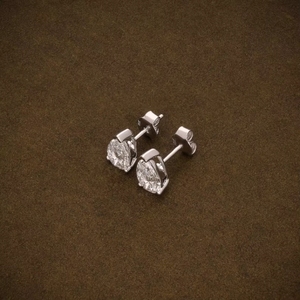 Pendientes de Diamantes Modernos de Oro Blanco de 9K con Baño de Rodio de la Mejor Calidad para Mujer, Certificados por IGI, Joyería Fina, Exportación Mundial OEM - Product Image 5