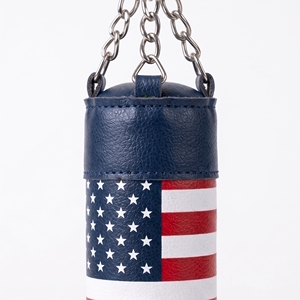 American flag punching bag keychain USA flag <b>boxing</b> keychain mini punching bag keychain - Product Image 2