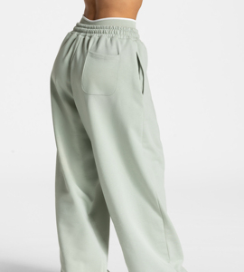 Women's Mid Waist Waterproof Windproof Thick Fleece Lined Jogging Pants with Flat Front Style Drawstring Closure Winter <b>Joggers</b> - Product Image 6