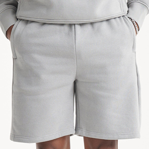 Pantalones Cortos Deportivos de Algodón para Hombre, con Bolsillos, Diseño Sólido, Malla Transpirable, para Gimnasio y Running - Product Image 4