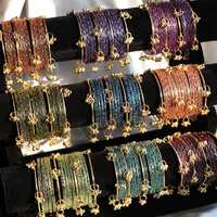 Fabricants professionnels de services de conception de broderies personnalisées, bracelets en acier inoxydable de haute qualité, ensemble de bracelets cachemiriens, services de mariage Churiya