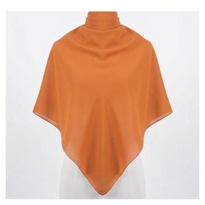 Pañuelo Cuadrado de Chifón para Mujer, Color Sólido, Estilo Elegante y Simple, para Uso Diario en Todas las Estaciones, Accesorio Amigable con la Piel - Product Image 1