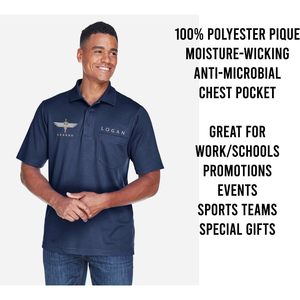 เสื้อโปโลผู้ชาย CUSTOM Men's Core365 ปักโลโก้ตามสั่ง พร้อมกระเป๋าแบบ Performance Pique สำหรับเสื้อโปโลผู้ชาย - Product Image 4