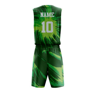 Conjunto de Uniforme de Baloncesto Personalizado para Clubes, Equipos y Escuelas, Jersey y Pantalones Cortos Sublimados OEM, Marca Privada, 100% Poliéster - Product Image 2