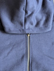 Ensemble jogging en molleton bleu marine pour homme, sweat-shirt à fermeture éclair et pantalon de survêtement brodé, ensemble de sport pour l'automne - Product Image 4