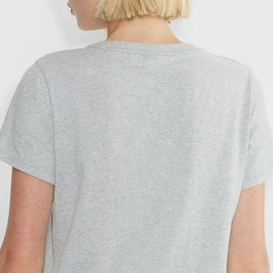 T-shirts décontractés pour femmes à épaules tombantes, coupe ample, avec logo personnalisable, à prix avantageux pour les acheteurs en gros / Décontracté - Product Image 5