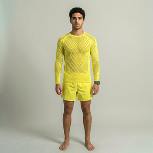New Arrival Long Sleeve <b>Men's</b> Rash Guards Quick Dry <b>Compression</b> <b>Shirts</b> Breathable Eco-Friendly UPF50+ Custom Printed OEM Design - Product Image 4