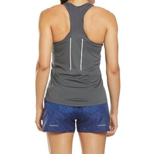 Grey Athletic Performance Tank <b>Tops</b> Racerback Moisture Wicking Quick Dry <b>Mesh</b> Running Training Fitness Professional Tank <b>Tops</b> - Product Image 2