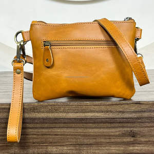 Sac à main mini OEM pour fille, design floral et carte, cuir véritable, sac bandoulière en cuir de vache véritable, sacs à bandoulière pour femmes - Product Image 5