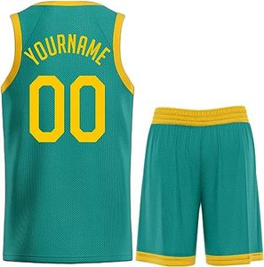 Maillot de basket-ball à prix avantageux, imprimé, ensemble uniforme professionnel, 100% polyester, personnalisé pour équipe, nouveau bleu - Product Image 5