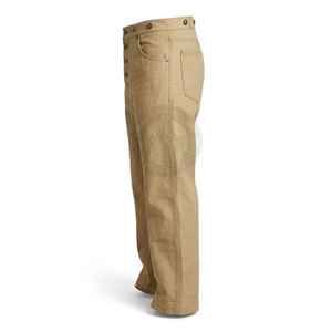 Pantalon de travail robuste en toile légère, motif traditionnel, coutures renforcées, poches pratiques, respectueux de l'environnement - Product Image 6