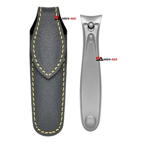2024 vente chaude Logo de marque personnalisé coupe-ongles manucure pédicure pédicure avec étui en cuir coupe-ongles en acier inoxydable doigts - Product Image 4