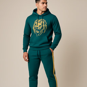 All Season Tracksuit Men Balanced Hoodie And <b>Pants</b> Set Designed For Year Round Comfort And Daily Wear - Product Image 1
