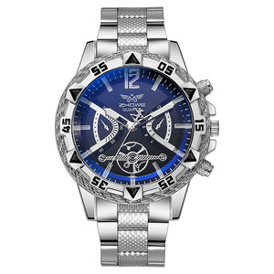 Hot Selling Elegant Luxury Gold Quartz Men's <b>Watch</b> Large Dial Casual Alloy Case Men's Luxury <b>Watch</b> - Product Image 4