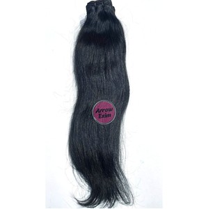 ผมแท้สีดำสนิทแบบเรมี่อินเดีย  แบบเย็บสองชั้นด้วยเครื่องจักร - Product Image 1