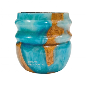 Quemador de Incienso de Madera de Acacia y Resina Epoxi 2025, Fragancia Árabe de Oud, Color y Logotipo Personalizables, para Uso Doméstico, Regalo de Ramadán - Product Image 6