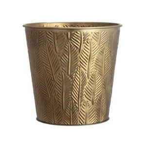 Maceta de Metal Negra de Estilo Industrial, Moderna, para Interiores y Exteriores - Product Image 6