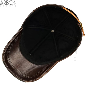 Casquettes en cuir pour adultes de haute qualité, personnalisées avec logo, durables, résistantes, confortables, meilleur fournisseur, dernières nouveautés - Product Image 6