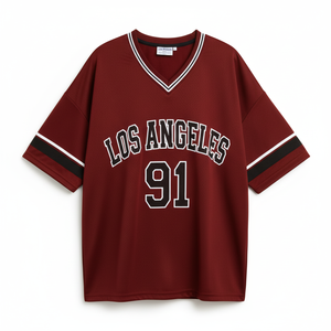 Camiseta Deportiva 2026 Personalizada, Transpirable, Antibacteriana, 100% Poliéster, Cuello en V, Manga Corta, Diseño de Transferencia Térmica, Ligera - Product Image 5