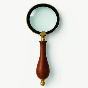 High Quality Magnifying Glass Vintage Magnifying Glass Round <b>Shape</b> Magnifying with Customize Color Horn Handle Luxury - Product Image 3