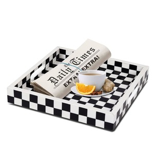 Bone Inlay <b>Vanity</b> Tray Luxury Organizer for Bathroom and Bedroom - Product Image 1