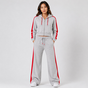 Conjunto Deportivo Personalizado para Mujer, Diseño Sólido, Ropa Casual para Gimnasio y Uso Diario, Fabricante Mayorista - Product Image 1