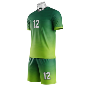 Uniforme de Fútbol Americano Sublimado Personalizado, Conjunto de Camiseta de Fútbol 100% Poliéster, Transpirable, Verde, Ropa Deportiva, Tallas Grandes - Product Image 3