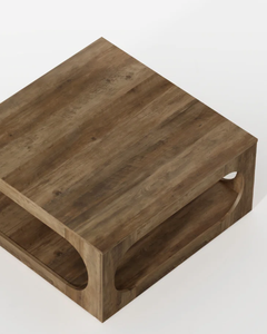Contemporary <b>Square</b> shaped Solid Wood Coffee <b>Table</b> Multi-Functional Accent & Side <b>Table</b> for Living Room, Home Furniture - Product Image 6
