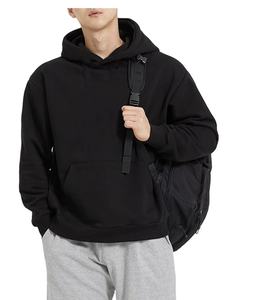 Sweat à capuche pour homme coupe ajustée, logo personnalisé, uni, teinture unie, molleton de coton de haute qualité, pull-over, vente en gros, fabricant du Bangladesh - Product Image 1