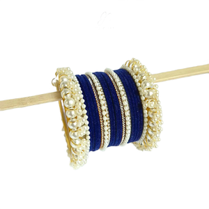 Unique Women's Mix Colors Imitation Pearl Eco-Friendly Geometric <b>Bangle</b> Set Artificial Classic Style Wedding Party Wear <b>Indian</b> - Product Image 5