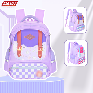 Mochila escolar impermeable para niños, modelo bonito, alta calidad, cremallera múltiple, logotipo personalizable, ODM, fábrica OEM en Vienam - Product Image 5