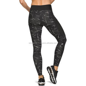 2025 Latest Design Women Fitness <b>Leggings</b> Fashionable High Waist Mesh Tights Wholesale with Custom Logo - Product Image 1