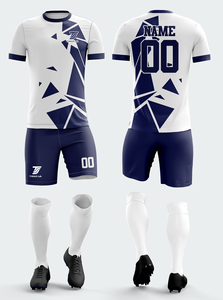 Camisetas de Fútbol Unisex Personalizadas, Sublimadas con Transferencia de Calor, Cuello Redondo/en V, Manga Corta, Secado Rápido, Transpirables, 100% - Product Image 5