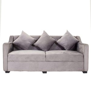 โซฟาทรงสี่เหลี่ยม 3 ที่นั่งรุ่นเอลเลนร่วมสมัยพร้อมเบาะรองนั่งแบบเติมโฟมและหุ้มด้วยผ้า - Product Image 5