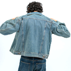 New Wholesale Denim Jacket for <b>Men</b> and Slim Fit High Quality Best Style Outdoor Fashionable Denim Jackets - Product Image 4
