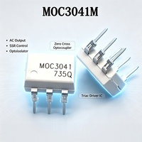 FYX Stock MOC3041 MOC3041M Optoacoplador de Cero Cruce, Controlador de Triac, IC de Salida CA, Fotocoplador, Optoisolador, Módulo de Control SSR