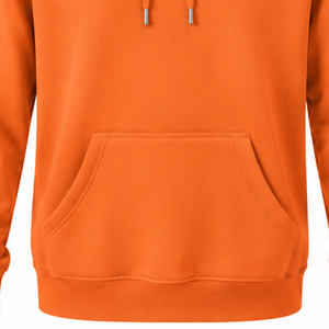 เสื้อฮู้ดดี้ผู้ชายสีส้มส้มพันธุ์ตังเจอร์รีแบบสั่งทำพิเศษ ผ้าฟลีซ แขนยาว ทรงปกติ มีเชือกผูก กระเป๋าจิงโจ้ สวมใส่สบายๆ - Product Image 5