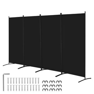 Divisorio Pieghevole a 4 Pannelli - Schermo Portatile per Privacy dal Design Semplice, Separatore Autoportante per Ambienti - Product Image 1