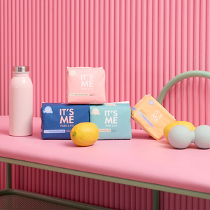 [Its Me] Pure & Fit Regular, Paquete de 12 Toallas Sanitarias con Diseño de Diamantes para una Absorción Rápida y Servilleta Menstrual - Product Image 5