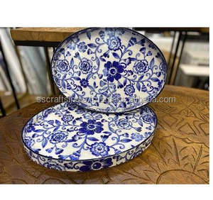 ชุดถาดเสิร์ฟอาหารทรงสี่เหลี่ยมผืนผ้าสำหรับตกแต่งห้องครัวเป็นมิตรกับสิ่งแวดล้อม2ชิ้นสำหรับจานบุฟเฟ่ต์ของหวานในบ้าน - Product Image 5