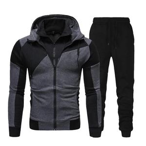 Ensemble de survêtements pour hommes avec logo personnalisé, en molleton léger et respirant, pour le sport, l'entraînement et la salle de sport - Product Image 5