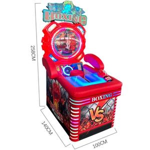 Machine de jeu d'arcade de boxe Challenge, 1 joueur, 200W, 110-240V, en fibre de verre, version anglaise, pour centres de divertissement - Product Image 4