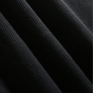 เสื้อฮู้ดดี้ผู้ชายพรีเมียมเนื้อผ้ามีเท็กซ์เจอร์ 100% ผ้าฝ้าย สีดำด้านหน้า แขนยาว มีฮู้ด กระเป๋าจิงโจ้ สไตล์ลำลอง สตรีทแวร์ - Product Image 4