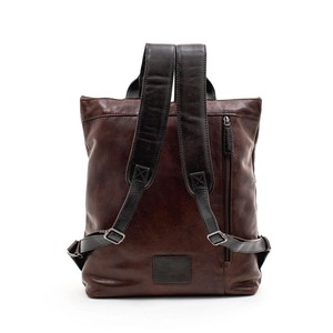 Outdoor Genuine <b>Leather</b> <b>Backpacks</b> for <b>Men</b> Premium Satchel Bags Office School Vintage Travel Briefcase Customizable Logo Design - Product Image 3